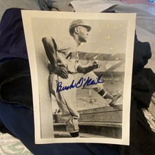Buck  O’Neil Signed New York Yankees Baseball Photo Autograph Original