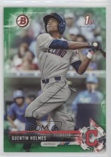 2017 Bowman Draft Green 34/99 Quentin Holmes #BD-118 1p5