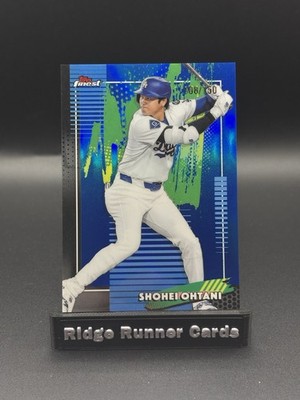 2026 Topps Finest SHOHEI OHTANI True Blue Refractor #/150 DODGERS Color Match