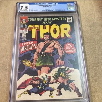 Journey Into Mystery #124 CGC 7.5  Marvel Comics 1/66 Zeus Ares OW/W