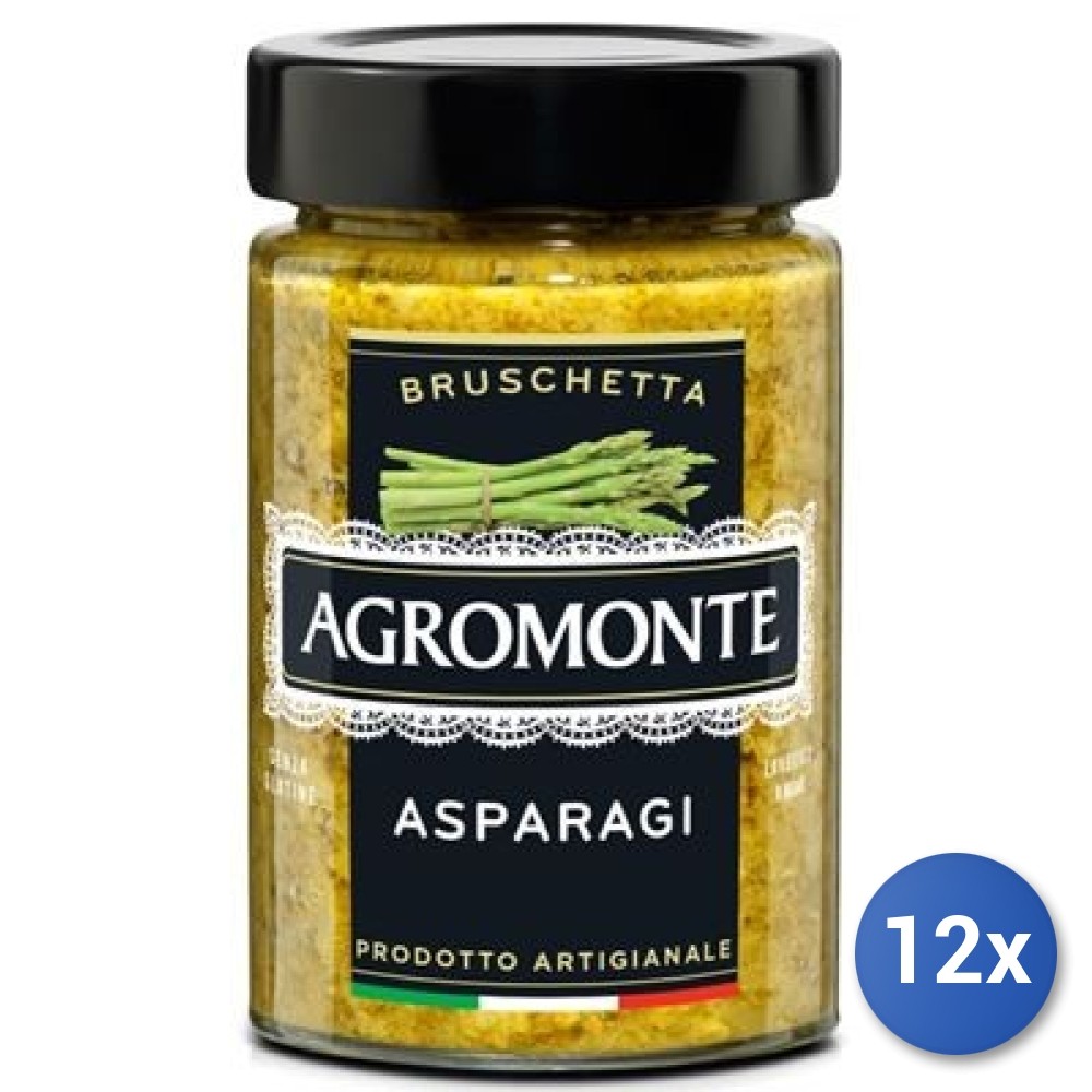 12X Multipack Agromonte Asparagus Bruschetta Gr 100