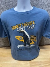 The Duck Company South Padre Island TEXAS T-Shirt Mens Large Surf Beach Badger