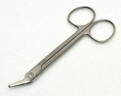 Zimmer 3750 Angled Suture Wire Cutting Surgical Scissors 5'' Stainless Germany