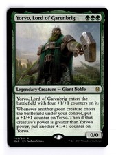 Yorvo, Lord of Garenbrig 185 Throne of Eldraine R MTG LP
