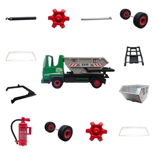 Playmobil 3318 LKW Containerdienst Einzelteil Ersatzteil Auswahl