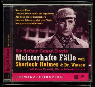 A. CONAN DOYLE SHERLOCK HOLMES DIE BESTEN FÄLLE DAS LEERE HAUS Hörspiel SEHR GUT