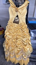Belle Dress Beauty And The Beast Adult Size 8-10 Superb Quality Hoop And Gloves