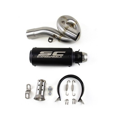 Slip for Kawasaki Ninja ZX6R ZX636 2009-2023 Exhaust Mid Link Pipe Muffler Tips