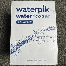 Waterpik Aquarius Water Flosser WP-660C Classic White 7 Tips SEALED BOX