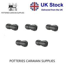 JOHN GUEST 12MM SPEEDFIT 12MM JG PUSHFIT. 5 X EQUAL STRAIGHT PM0412E WS1204