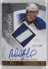 2008-09 Upper Deck The Cup Rookie 217/249 Patrik Berglund #136 Auto 0bz8
