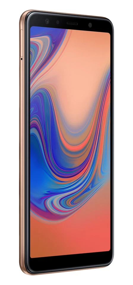 Samsung Galaxy A7 (2018) A750F Android 8.0 Smartphone Gold "gut", Foto 3 von 4