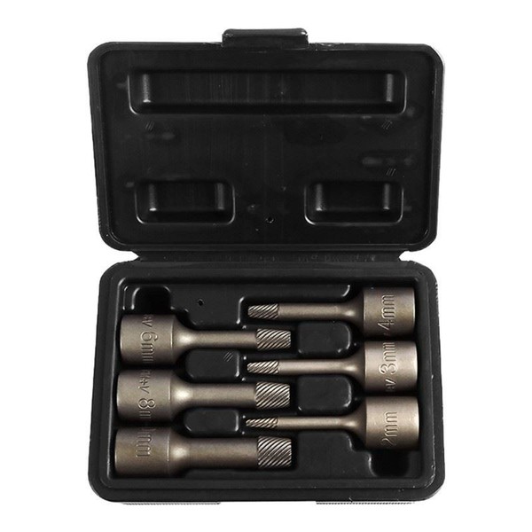 6Tlg. BeschäDigte Schraubenausdreher Set FüR Ausgedrehte Schrauben Bolzen-image