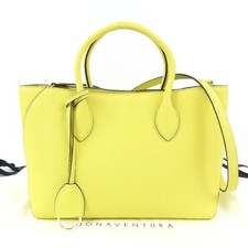 BONAVENTURA Current Mia Tote Bag 2WAY Borsa a tracolla Borsa a mano gialla It...