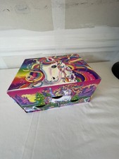 Vintage Lisa Frank Jewelry Box Winter Horse Scene