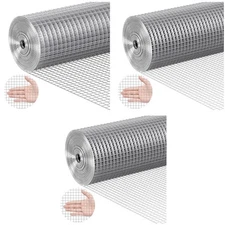 Hardware Cloth 1/2" 24inx100/50/25ft 19 Ga Wire Mesh Roll Chicken Fencing