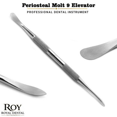Dental MOLT # 9 Periosteal Elevators Implant Surgical Gingival Tissues German CE