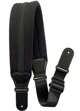 Guitar Strap Elastic Soft Comfortable Neoprene Leather 3.4in Bass Acoustic El...