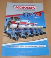 Sembradora neumática Monosem maquinaria agrícola folleto folleto