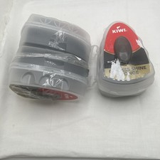 3- Kiwi Express Shoe Shine Sponge  Leather Care Shoes Boots Black 0.23 Fl Oz