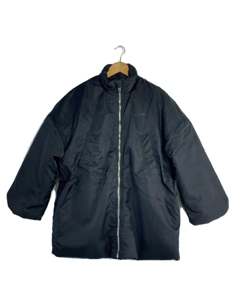 ALTRA GANNI Altro Giacca Lunga Imbottita Capispalla Nylon 36 Nero F6514