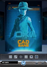 Topps Star Wars Card Trader 2025 Bounty S3 Orange SR - Cad Bane