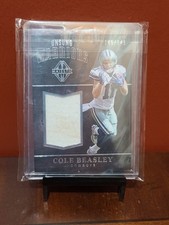 2017 Panini Majestic Unsung Warriors Materials /149 Cole Beasley #UW-7 DIRTY