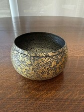 Roycroft Arts & Crafts Silver Wash Copper Bowl with Mark