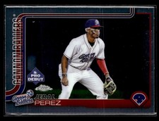 2025 Topps Pro Debut #PDC-24 Jeral Perez Chrome Card Kannapolis Cannon Ballers