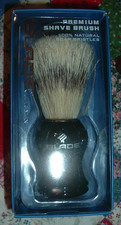 BLADE FOR MEN PREMIUM SHAVE BRUSH WITH 100 NATURAL BOAR BRISTLES