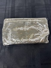 Vintage DURAMESH Art Deco Glittering Chain Mail Mesh Clutch Purse Zippered Bag