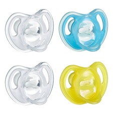 Tommee Tippee Ultra-Light Silicone Pacifier, BPA Free, 6-18m, 4 Count