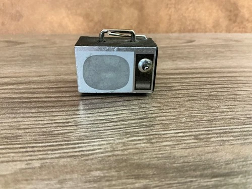 Vintage Mattel Barbie Doll Size Dollhouse Miniature Television Set TV Accessory
