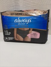 Large Boutique Incontinence Underwear for Women Discreet Protection Size L 14-20
