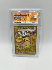 Pokémon TCG Surging Sparks Pikachu EX 247/191 Hyper Rare Ace 10 Small Damage