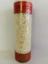 Home for the Holidays 66 Foot 8mm White Round Beaded Garland