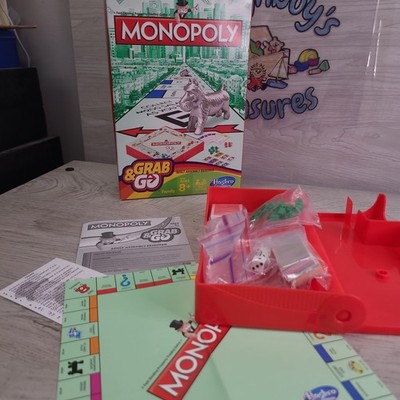 Hasbro Monopoly Grab & Go Travel Size Board Game Replacement Parts