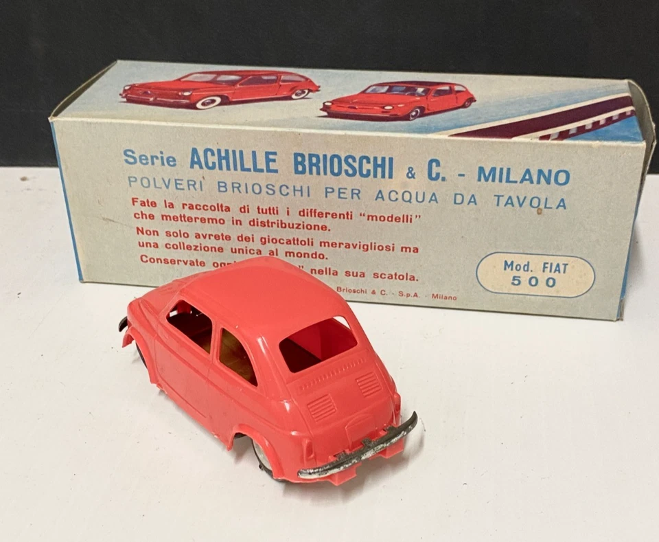 FIAT 500 INGAP Serie Brioschi 1:25 circa Rosa nuova con scatola. - Immagine 2 di 4
