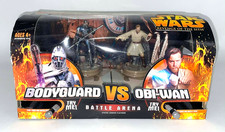 2005 Hasbro STAR WARS Ep 3 Revenge of the Sith Bodyguard vs Obi-Wan Battle Arena