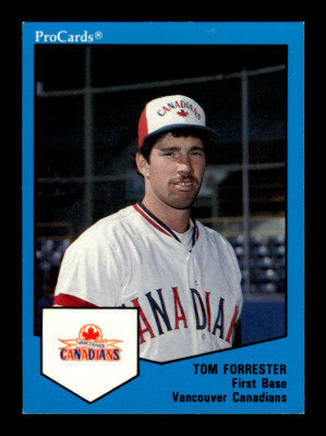 Tom Forrester Rbc 1989 ProCards # 597 Tom Forrester (ML) Vancouver Canadians Chicago ...