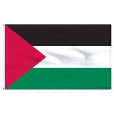 Palestine Flag 3x5ft House Flag Palestinian Flag 100D SPUN POLYESTER 5X3 BANNER