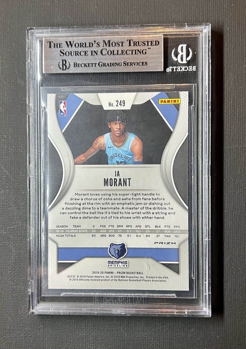 その他 2019-20 Panini Silver Prizm Ja Morant RC 🔥 2019-20 JA MORANT PANINI SILVER PRIZM ROOKIE CARD RC BGS 9 SUB