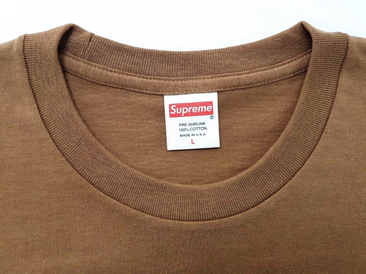 Supreme Nun Long Sleeve Tee Mocha Brown Size Large T-Shirt | eBay