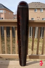 Professional Chinese Aged Fir Guqin 7-stringed Zither Instrument --             /     