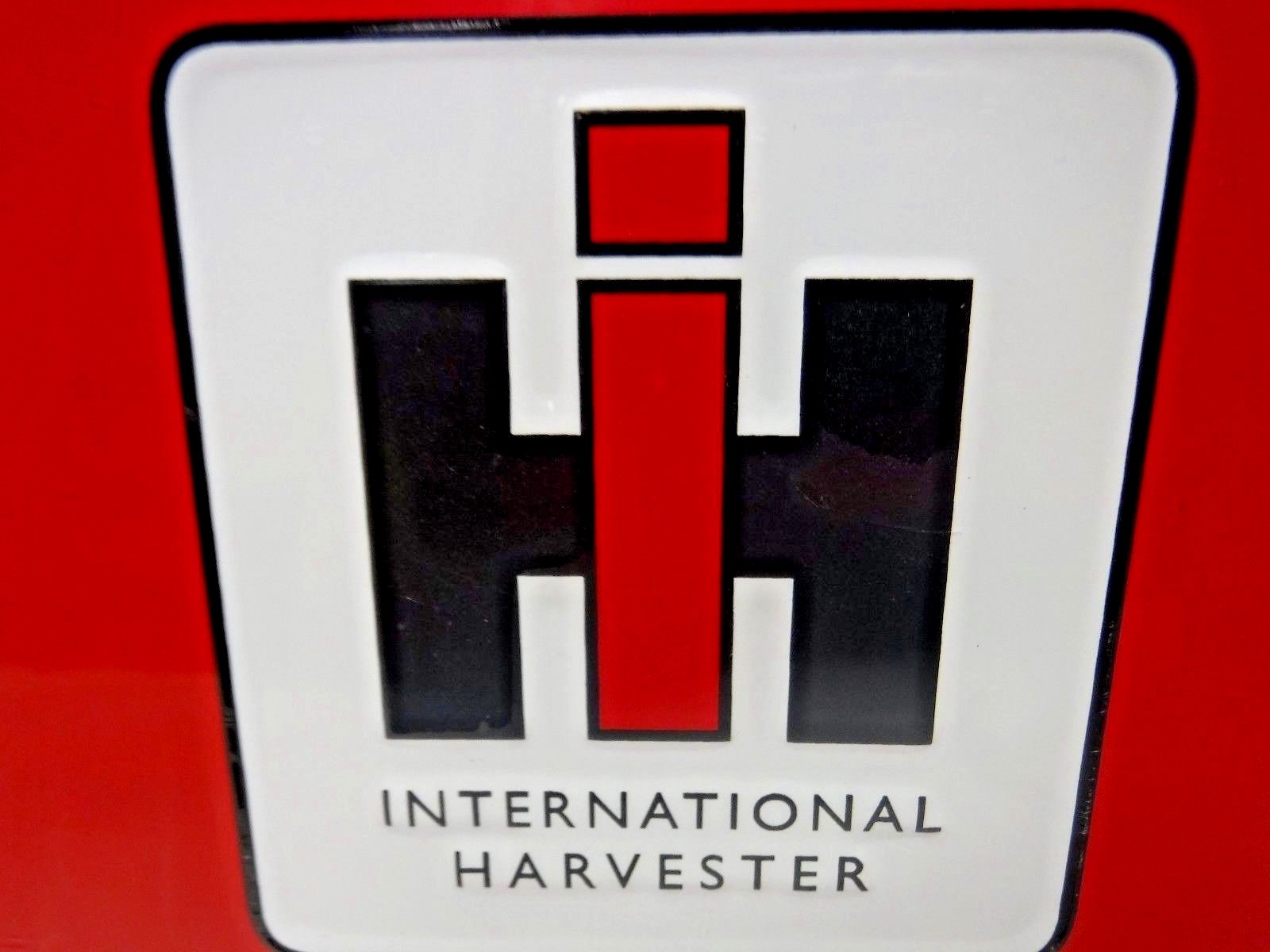 Red International Harvester IH Logo License Plate eBay