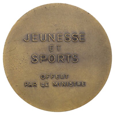 MEDAILLE : JEUNESSE et SPORTS (Offert par le Ministre