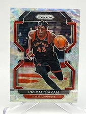 2021-22 Panini Prizm Basketball Card Silver Wave Pascal Siakam Toronto Raptors