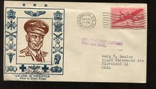 General James 'Jimmy' Doolittle Signed First to Bomb Tokyo WW2 Cover LV6163