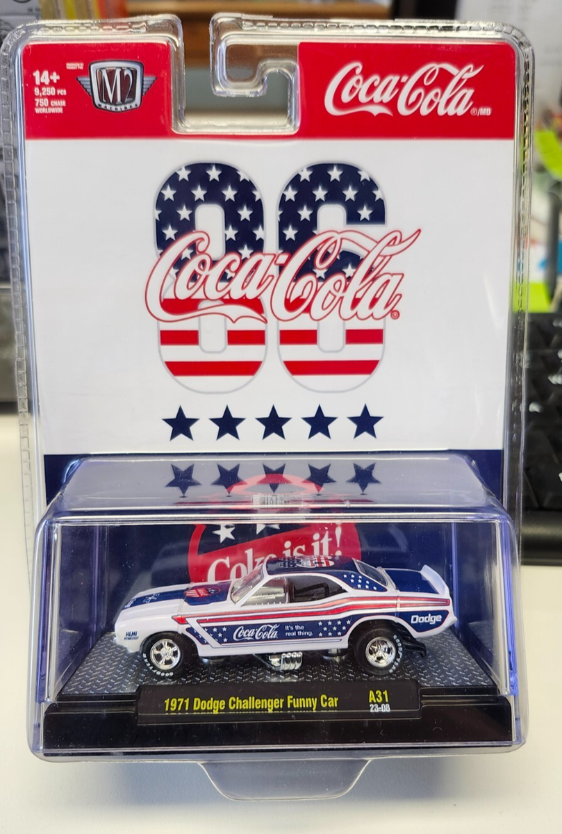 M2 Coca-Cola 86 1971 Dodge Challenger Funny Car A31 23-08 | eBay