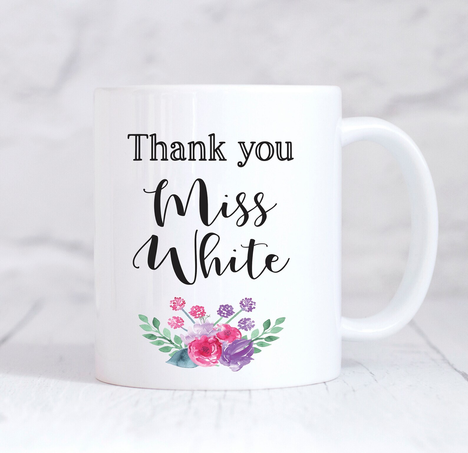 Teacher Mug Personalised Teacher Mug Teacher Gift Thank You Teacher Mug End Of